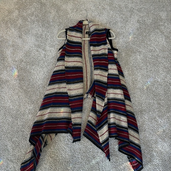 Sam Edelman Elsie blanket sweater vest. Sz XS - Picture 4 of 6